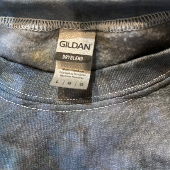 Ice dyed “all faster than 911” sweatshirt - Picture 2 of 3